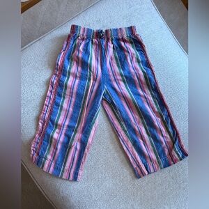 Zara Kids Striped Casual Bottoms - Pink, Blue, Green